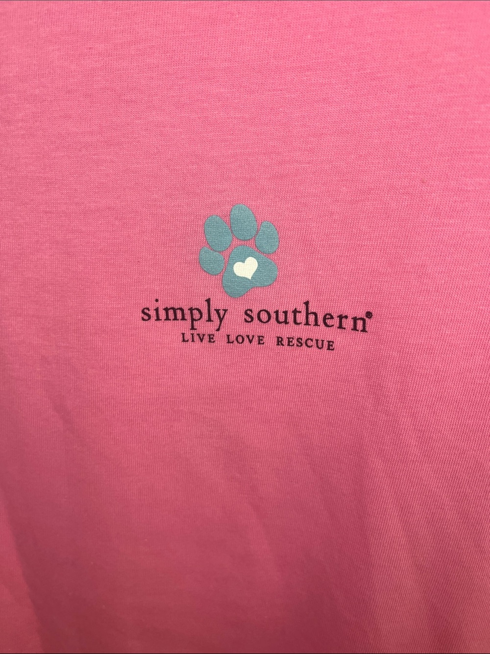 Simply Southern Easily Distracted by Dogs Pink Short Sleeve T-shirt - Picture 3 of 7